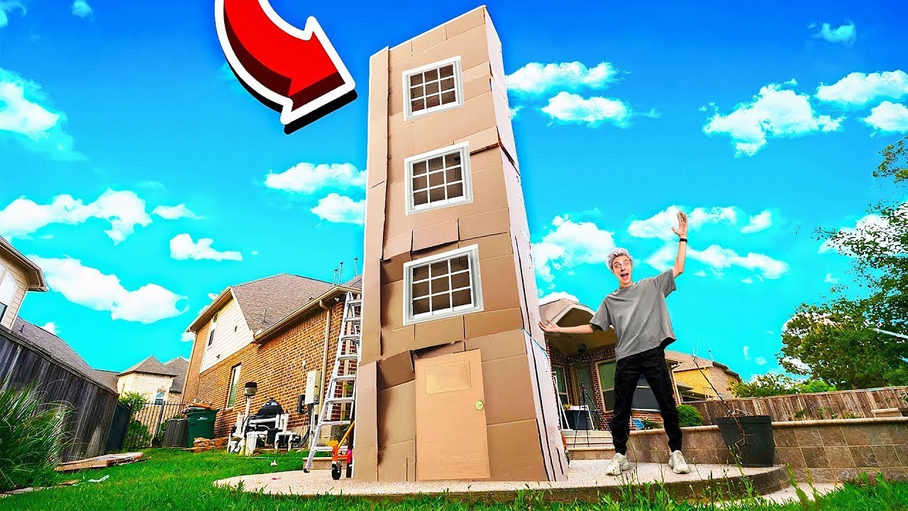 Кто Последний Покинет КАРТОННЫЙ ДОМ Челлендж !#А4 #ВладА4 #ВладБумага ...