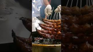 【圧倒的な炭火】備長炭で強めに焼き上げる！うなぎも撮影者も焼ける！うなぎの兼光【一色うなぎ】明日全編を公開予定！#shorts