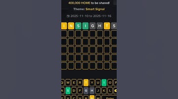 Binance Word Of The Day Answers Today 10 November | All Letters WOTD | Theme Smart Signal