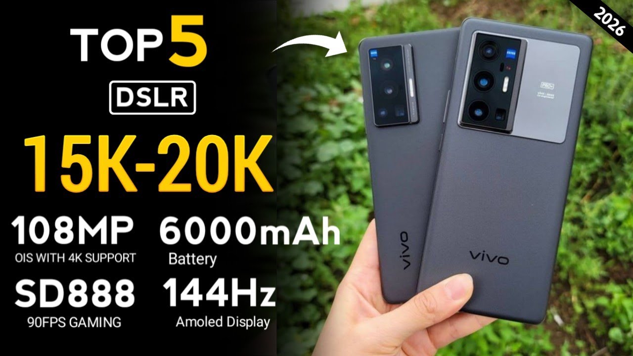 Top 5 Best 5G Mobile Phones Under 15000 to 20000 In 2026⚡Best 5G ...