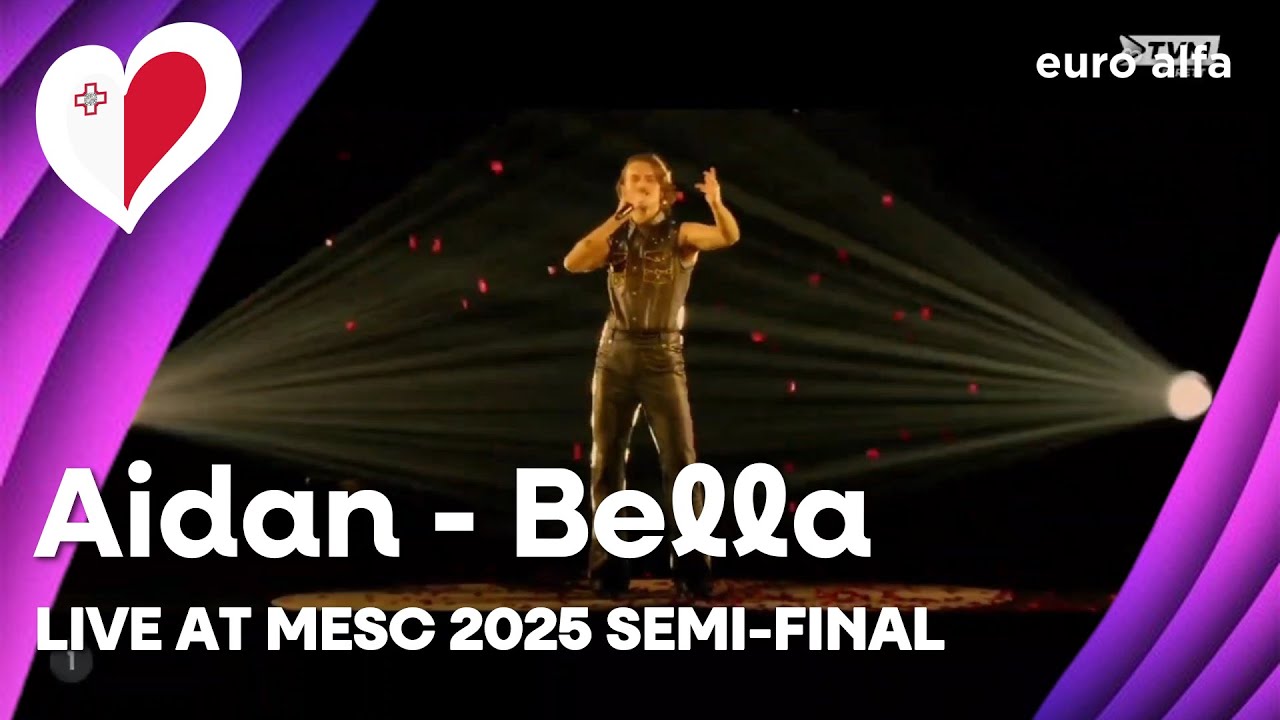 Эйдан - Белла | Концерт на мальтийском Евровидении 2026 - полуфинал