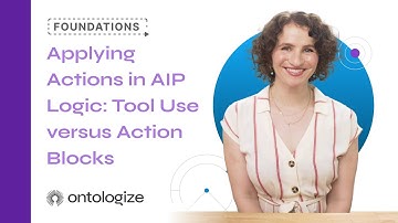 Applying Actions in AIP Logic: Tool Use versus Action Blocks