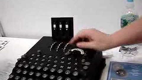 NSA Instructing How to Use an Enigma