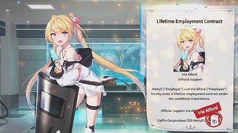 Counter:Side Irie Alford Lifetime Contract