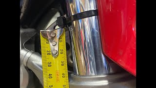 Finding maximum fork travel with my 2011 Ducati Multistrada 1200S