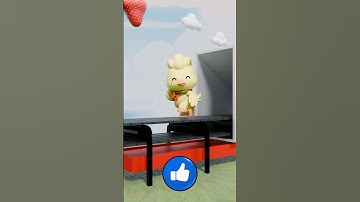 How many times has kickin chicken catch motion while running? Smiling Critters