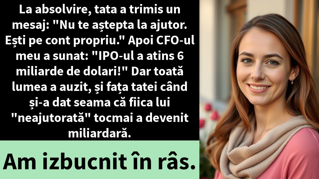 La absolvire, tata a trimis un mesaj: 