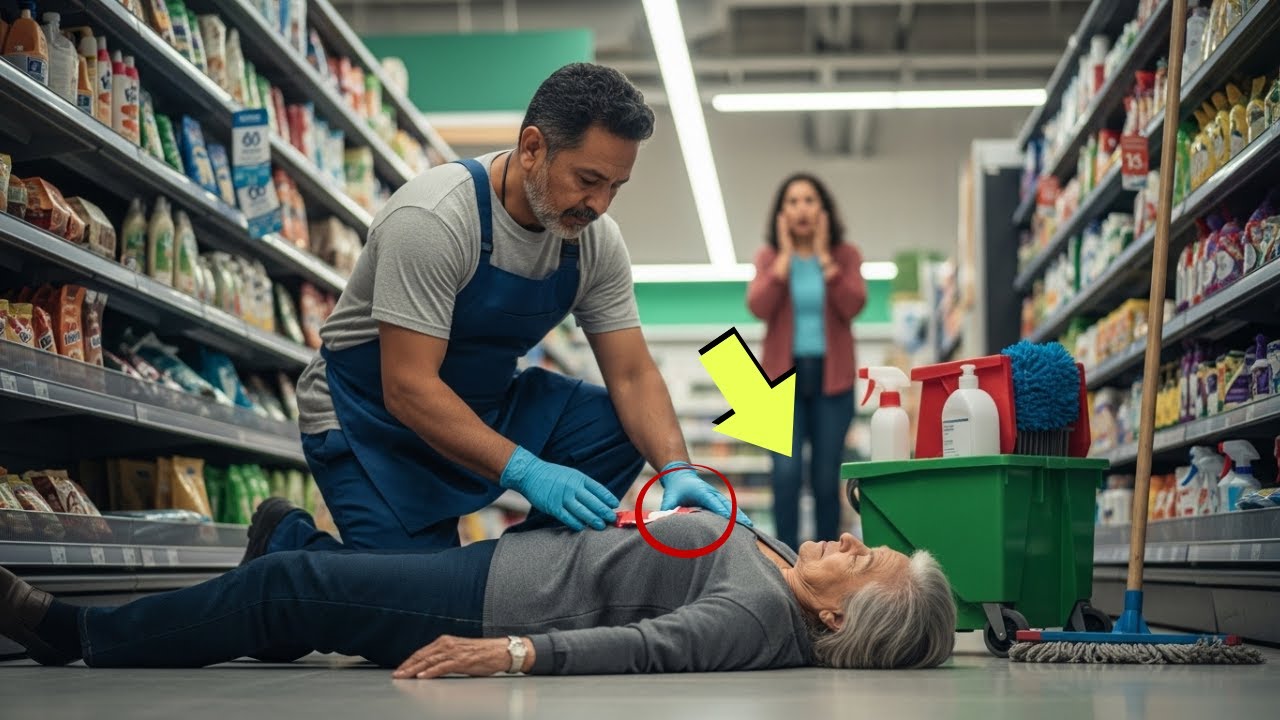 Parecía un empleado humilde… pero cuando contó quién era, TODO el supermercado quedó en silencio