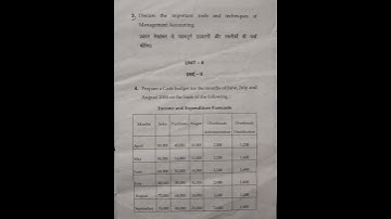 question paper of management accounting 2023 mcom 2nd sem mdu