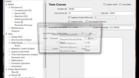 Import SBML file COPASI