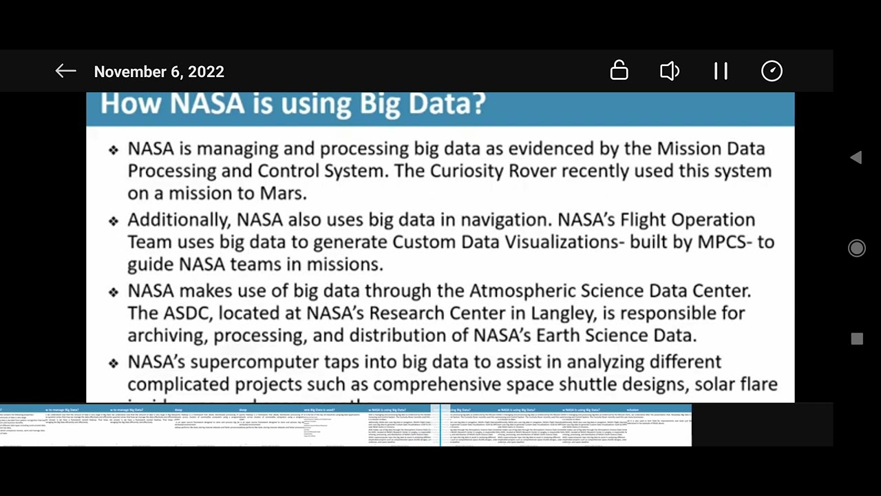 NASA IN BIG DATA - YouTube