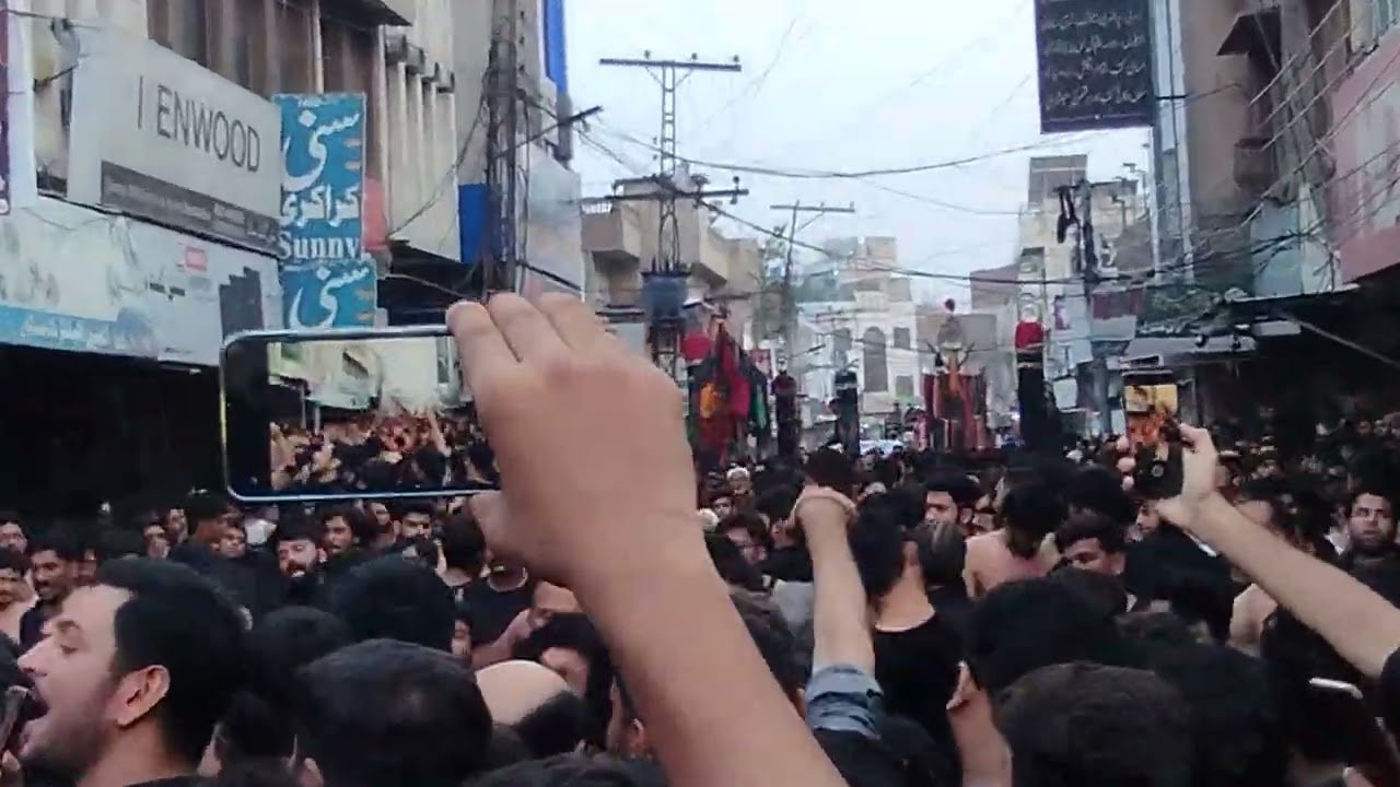 wa wa banra nasseb teray na Noha 7 Muharram jaloos sheikhupura Al Qaim Matmi sanget Shan-e-Hussain