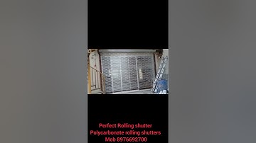 polycarbonate Rolling shutter Automatic #rollingshutter