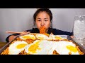 NUCLEAR FIRE NOODLES W/ EGGS l MUKBANG