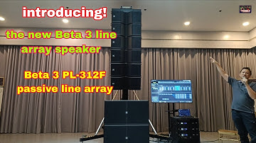 pang entre sa Music Manila 2025, new Beta 3 line array speaker 