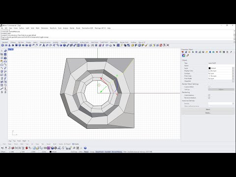 Rhino 7 SubD, quick and easy edge alignment using gumball