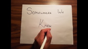 Somewhere We Knew - original rap mash-up with "Somewhere Only We Know" by Keane