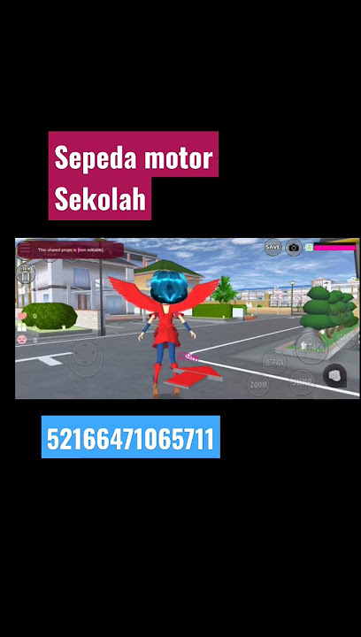 id sepeda motor sekolah | SAKURA School Simulator