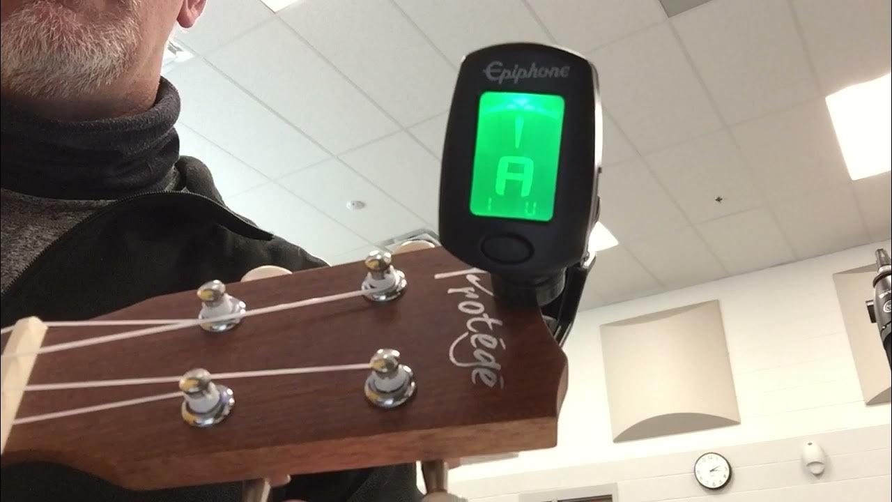 Using the Epiphone Tuner YouTube