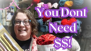 Don't Let a Small Budget Stop You from Crocheting!| Dollar Tree Yarn