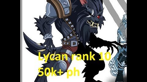 AQW Fastest Way To Rank 10 Lycan 50k+ rep ph