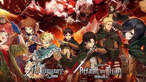 THIS IS ONLY PART 1!!! Attack On Titan Collab summons  The Alchemist Code