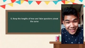 ASSESSMENT IN LEARNING (TRUE OR FALSE GUIDELINES)