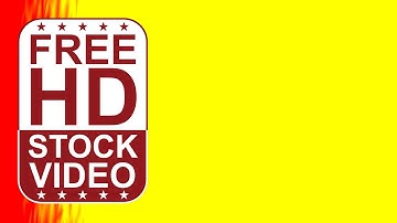 Free Stock Videos - abstract yellow red background 2D animation