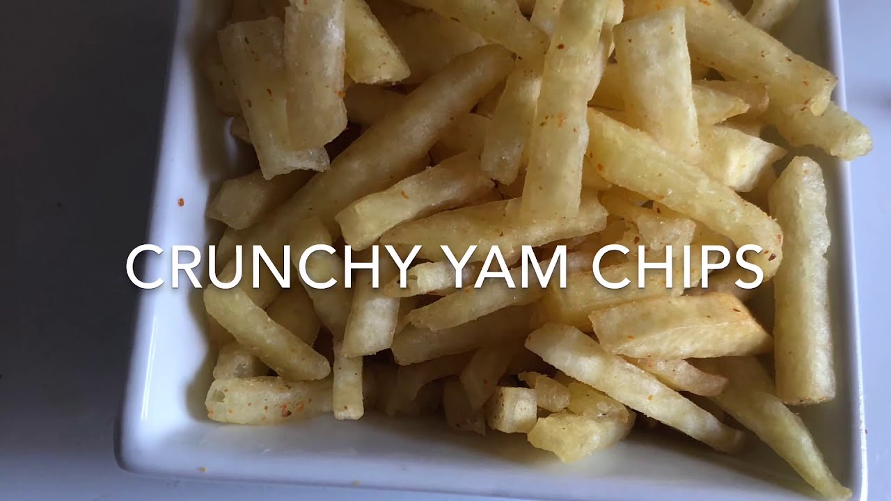 How to make Crunchy and Crispy Yam Chips GHANAIAN YOUTUBER YouTube
