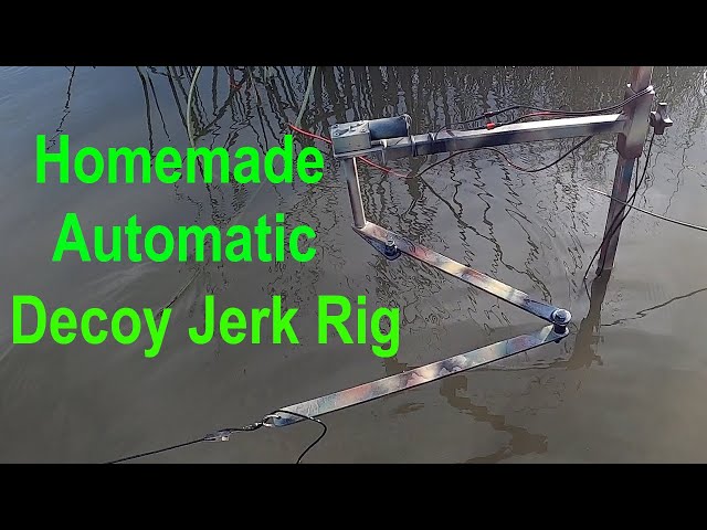 Automatic Decoy Jerk Rig System And Duck Decoy Spreader 