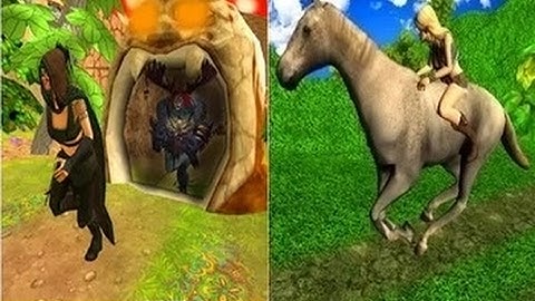 Jungle Princess Run vs Subway Horse Run