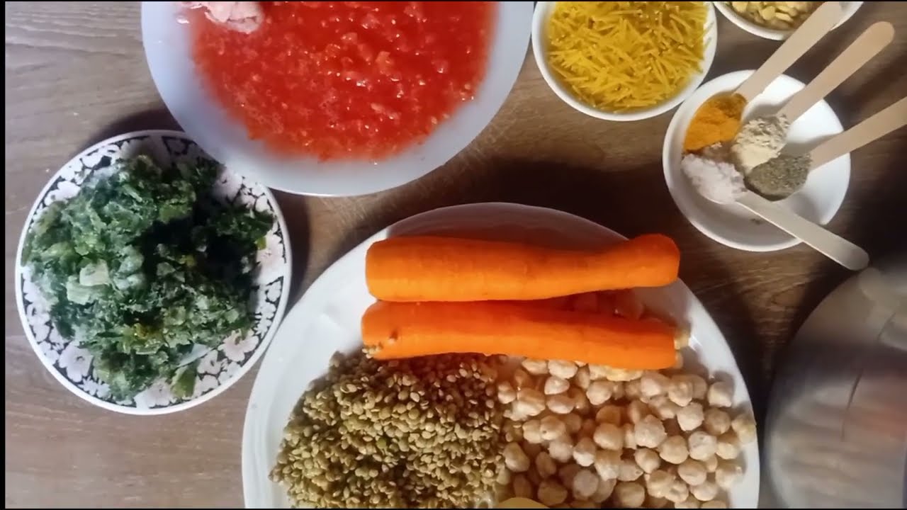 الحريرة الحمراء المغربية بدون اي دقيق 