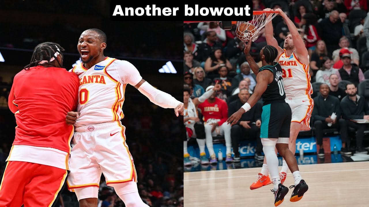 Джонатан Куминга снова блистает, а «Хокс» разгромили «Блейзерс».