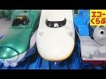 プラレールの鉄道や新幹線を競争させて遊んだよ！2回目 優勝はどの電車！？北海道新幹線はやぶさ？もしくはE4系MAX？SLも走るよ！子供向けおもちゃ動画 echoechoclub