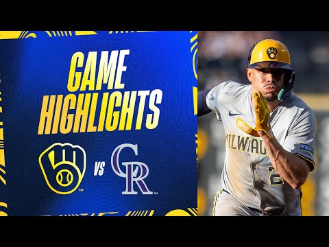Rockies vs. Brewers Game Highlights (7/2/24) | MLB Highlights