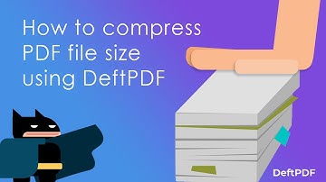 How to compress PDF file (Reduce PDF Size Up to 90%)  using DeftPDF