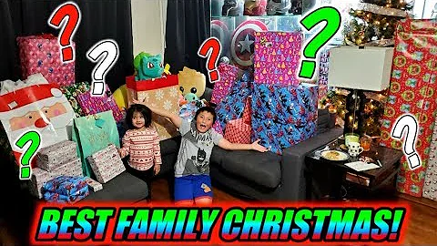 OUR FAVORITE CHRISTMAS EVER! THE BEST SUPRISE PRESENTS FROM FAMILY AND FRIENDS! TONS OF SECRET GIFTS