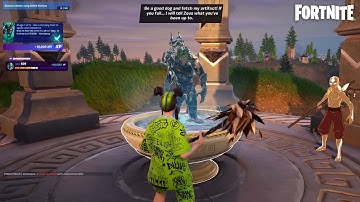 Use a Scrying Pool to speak with Cerberus | Fortnite C5S2 Storyline