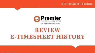 Review E-Timesheet History | E-TIMESHEET TRAINING