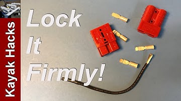 Kayak Trolling Motor Wiring - Clamping Quick Connects