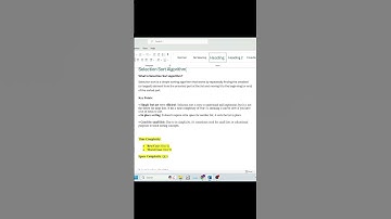 Selection Sort Algorithm in 60 Seconds | #Shorts