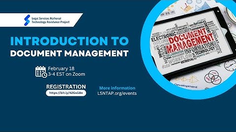 Introduction to Document Management