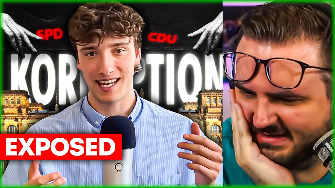 Er nimmt haufenweise deutsche Politiker hops