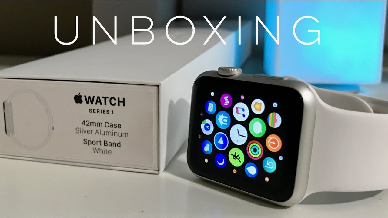 Unboxing Series 1 Apple Watch Sport Boot Up Speed Test Youtube