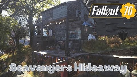 Fallout 76 Camp Build : Scavengers Hideaway