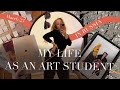 MY STUDENT LIFE IN RUSSIA : vlog, mental health, drawing