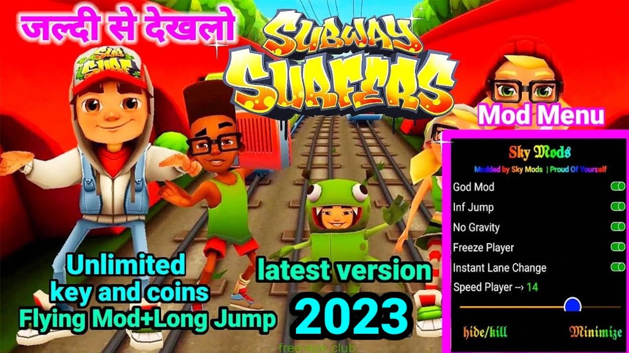 Subway Surfers New Mod Menu latest version 2023