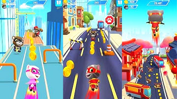 Talking Tom Hero Dash - Gameplay Walkthrough Part 1 - (Android, iOS)