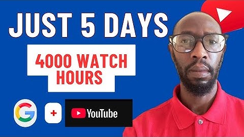 Newest Way To Get 4000 Watch Hours FAST With Google & YouTube App (INSANE)