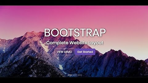 Bootstrap 5 Responsive Landing Page Design | Responsible website design.